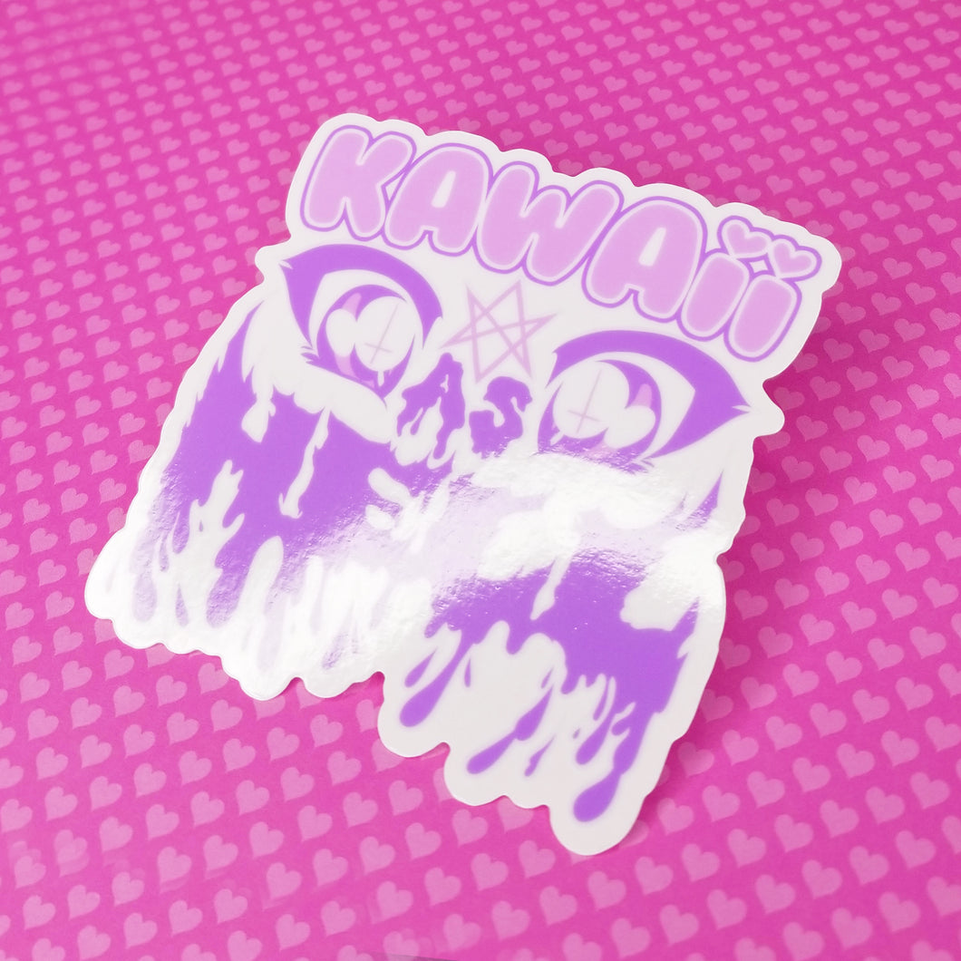 Kawaii as Hell - Pastel (Vinyl Sticker)