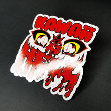 Load image into Gallery viewer, Kawaii as Hell - Red (Vinyl Sticker)
