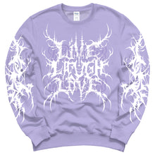Load image into Gallery viewer, Live Laugh Love (Sweatshirt) KAWAII VERSION!!