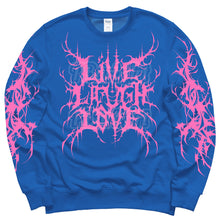 Load image into Gallery viewer, Live Laugh Love (Sweatshirt) KAWAII VERSION!!
