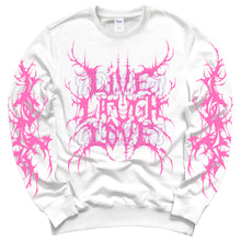 Load image into Gallery viewer, Live Laugh Love (Sweatshirt) KAWAII VERSION!!