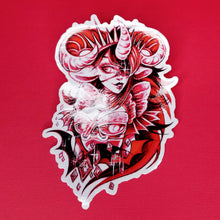 Load image into Gallery viewer, Tricorn Succubus (Vinyl Sticker)
