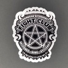 Load image into Gallery viewer, Witch Fight Club - Silver (Vinyl Sticker)