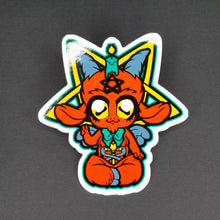 Load image into Gallery viewer, Chibi Baphomet - Red (Vinyl Sticker)
