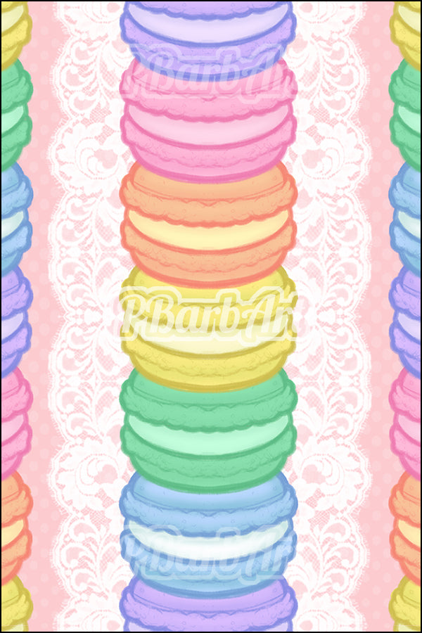 Pastel-Macarons (Art Print)